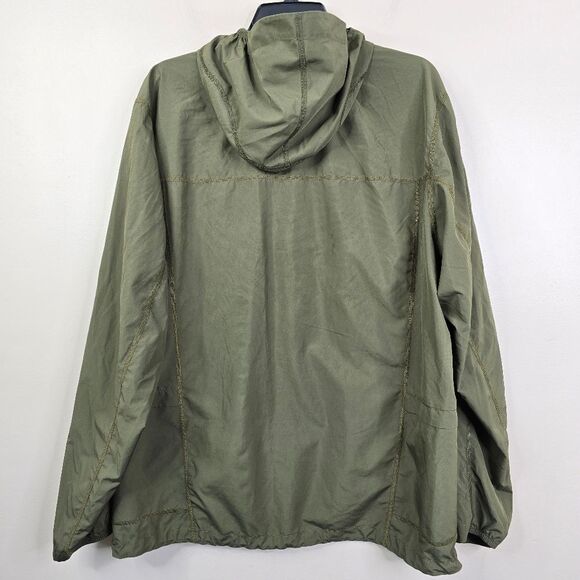 Salomon Mens Full Zip Lightweight Hooded 2 Pocket Windbreaker Jacket XL - Picture 2 of 7